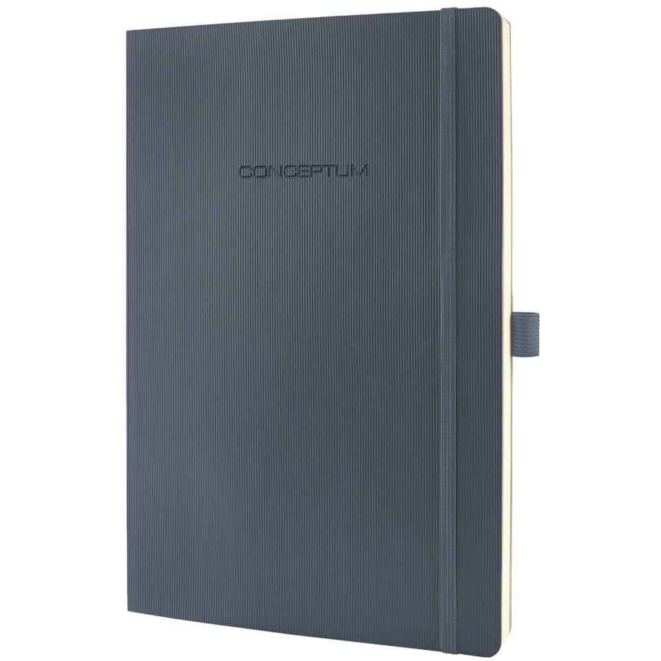 Notizbuch Conceptum, A4, Softcover, liniert, dunkelgrau SIGEL CO319 CONCEPTUM CO319