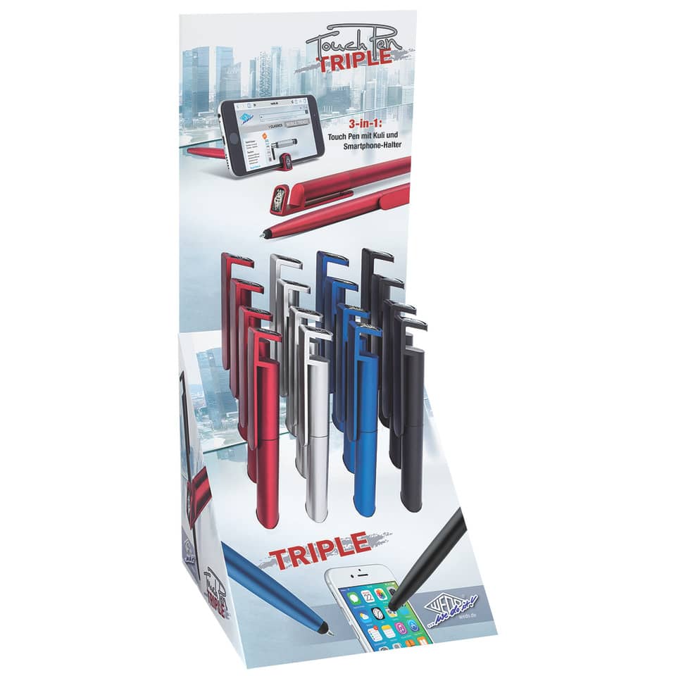 Kugelschreiber Touchpen Triple 3in1 WEDO 26151299 WEDO 26151299 Triple