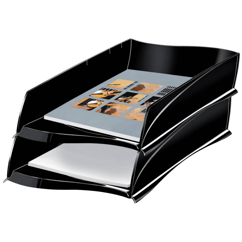 Briefkorb A4 Ellypse 300 schwarz CEP 1003000161