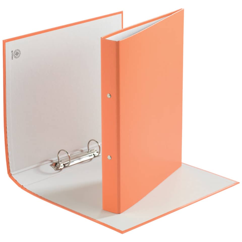 Ringmappe, A4, 2-Ring, 30mm, orange DONAU 3736001F-12