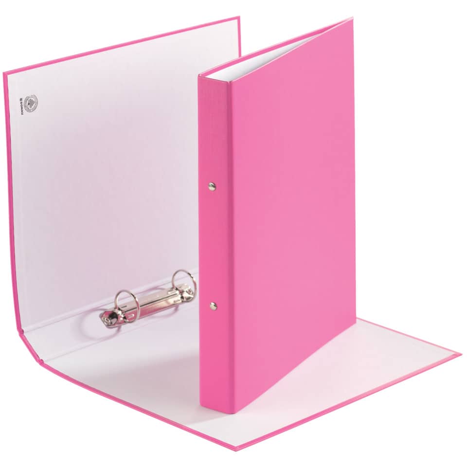 Ringmappe, A4, 2-Ring, 30mm, pink DONAU 3736001F-30