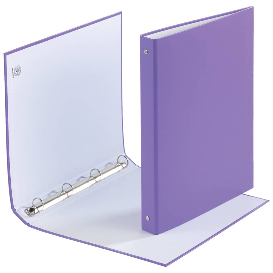 Ringmappe, A4, 4-Ring, 20mm, violett DONAU 3733001F-23