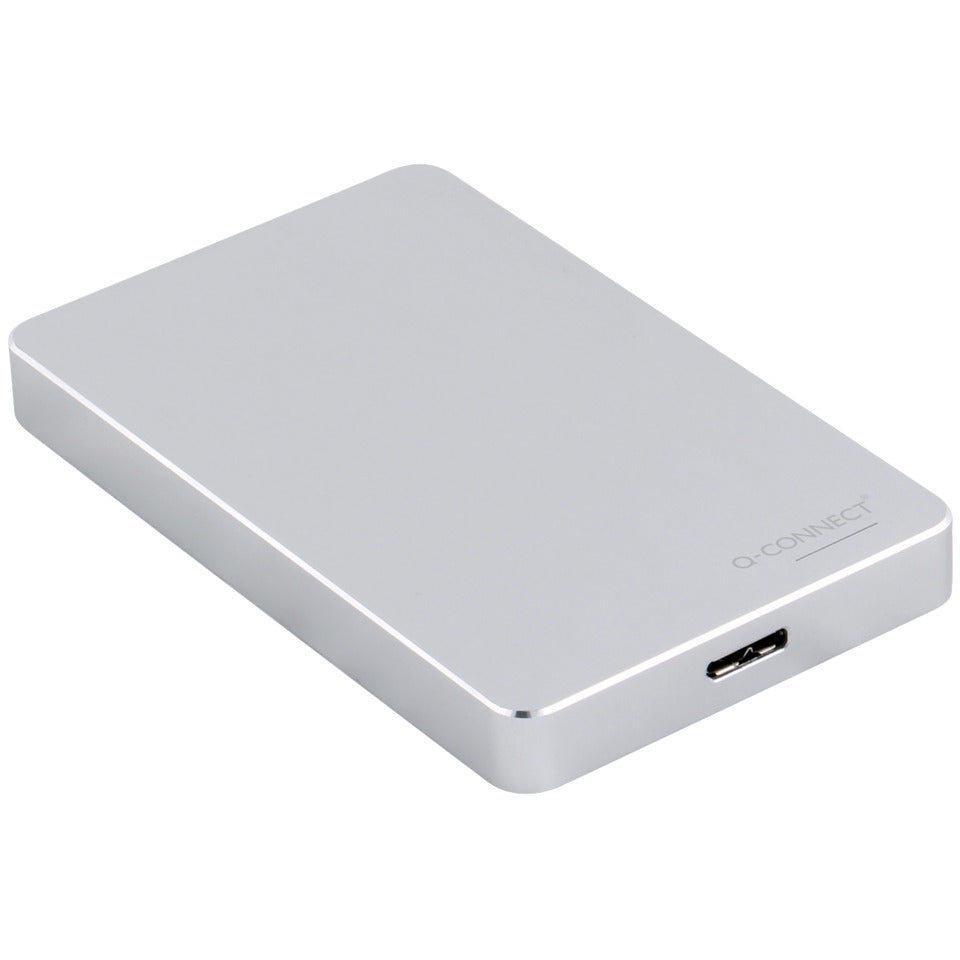 Festplatte extern, USB 3.2 Gen1, 1 TB, silber Q-CONNECT KF18083 Q-CONNECT KF18083 1TB