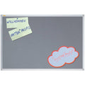 Filztafel X-tra!Line, Aluminiumrahmen, 900 x 600 mm, grau FRANKEN PT330212 FRANKEN PT330212 X-tra!Line