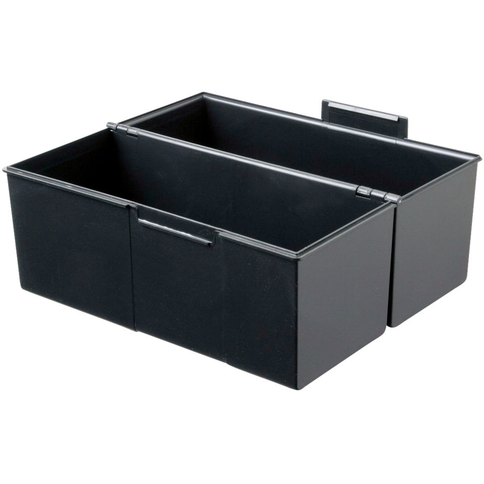 Karteibox DIN A5 quer, max 500 Karten m. Stahlscharnier, schwarz HAN 975-13D HAN 975-13 300 22,8x10,2x17,1
