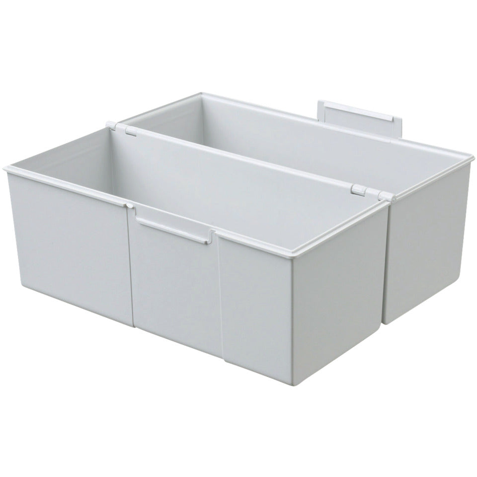 Karteibox DIN A6 quer, max 400 Karten m. Stahlscharnier, lichtgrau HAN 976-11D HAN 976-11 300 16,5x9,5x14,3