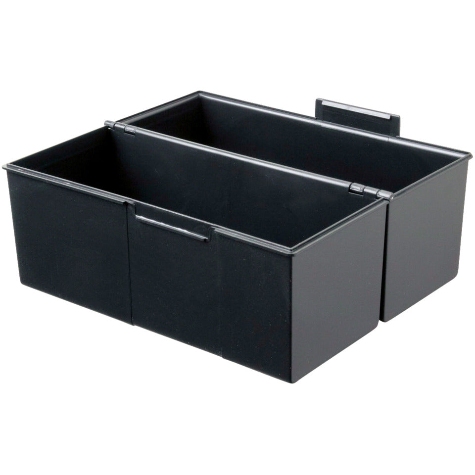 Karteibox DIN A6 quer, max 400 Karten m. Stahlscharnier, schwarz HAN 976-13D HAN 976-13 300 16,5x9,5x14,3