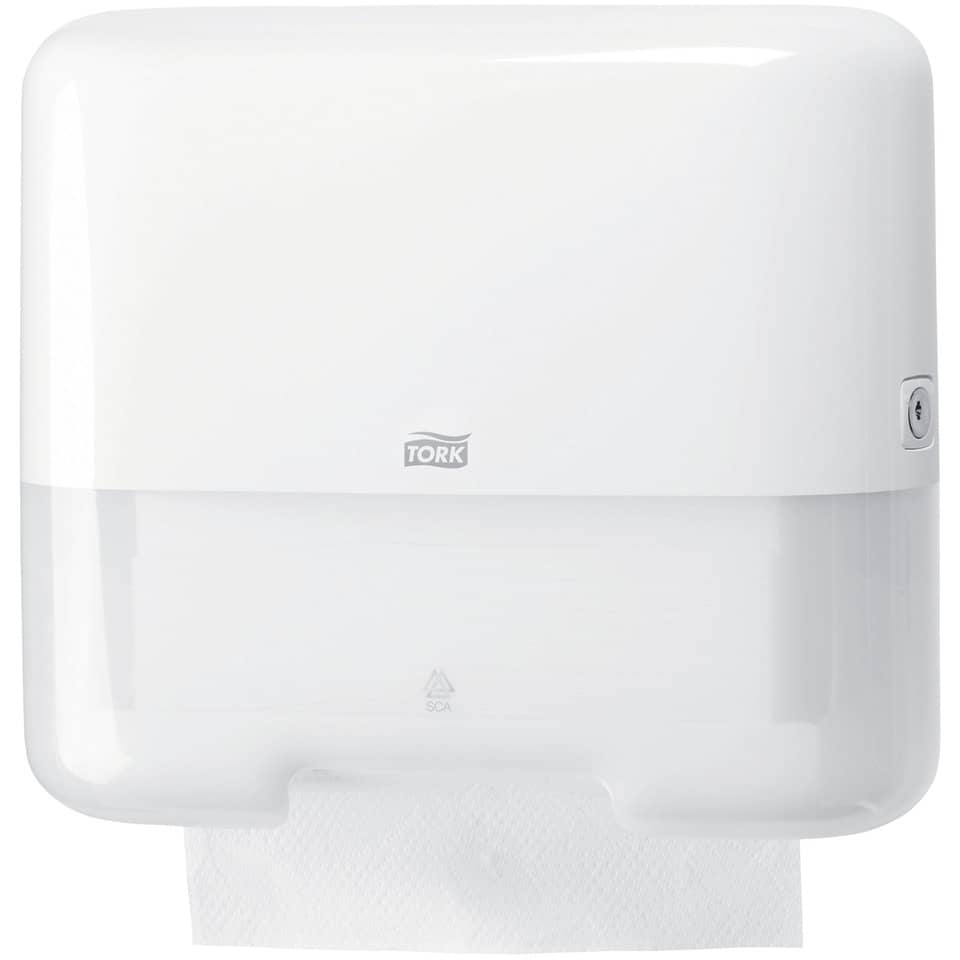 Handtuchspender Mini H3, Zickzack/Lagenfalz, weiß TORK 553100 TORK 553100 Mini