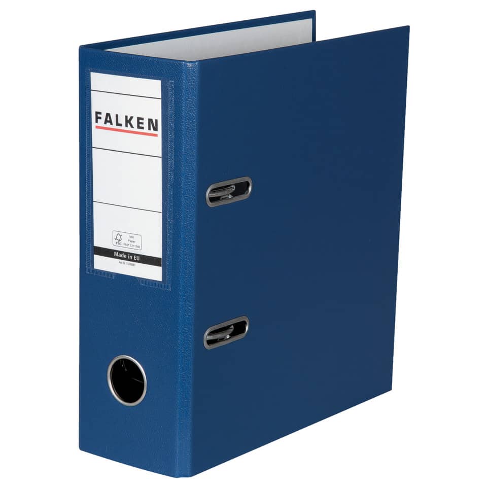 Ordner, A5 hoch, 80mm, blau FALKEN 11285681 FALKEN 11285681 N80