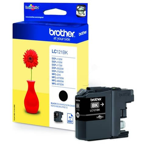 Original Brother Tintenpatrone schwarz (LC-121BK)