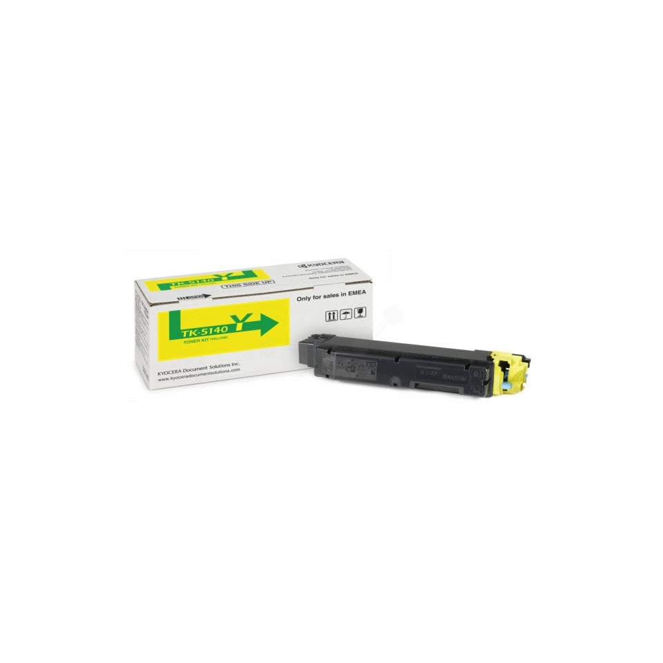 Lasertoner TK-5140, 5.000 Seiten, yellow KYOCERA-MITA TK5140Y KYOCERA 1T02NRANL0