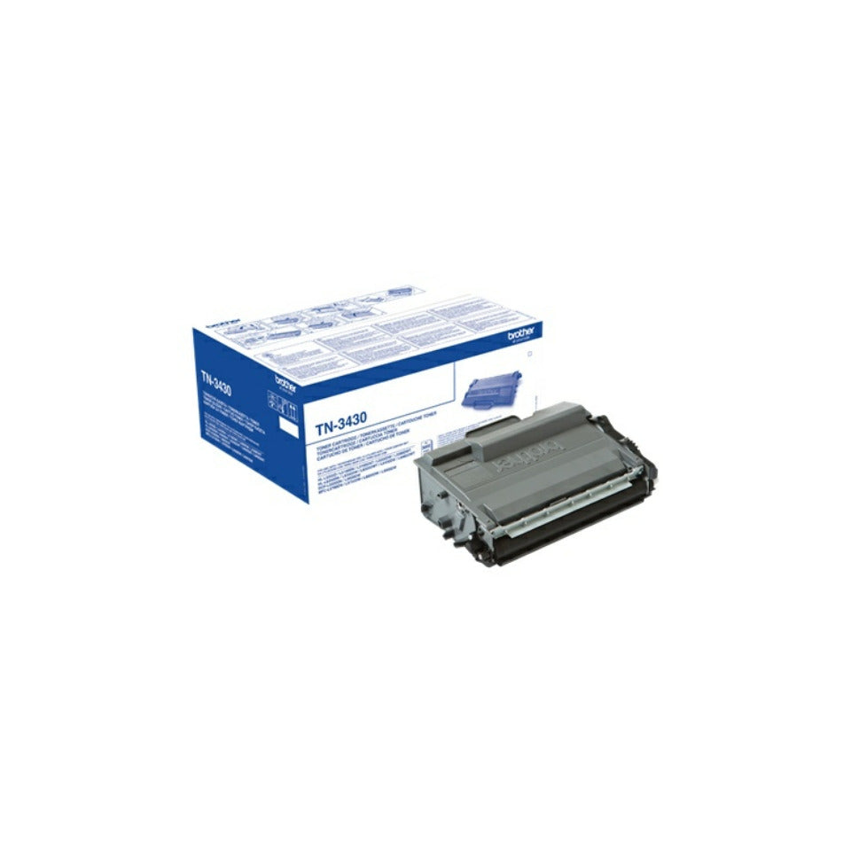 Lasertoner, 3.000 Seiten, schwarz BROTHER TN3430
