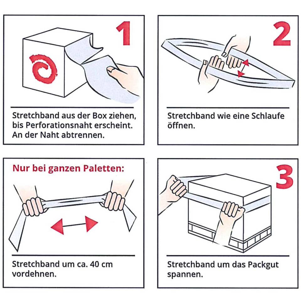 Stretchfolie in Box transparent WIHEDÜ 380.401