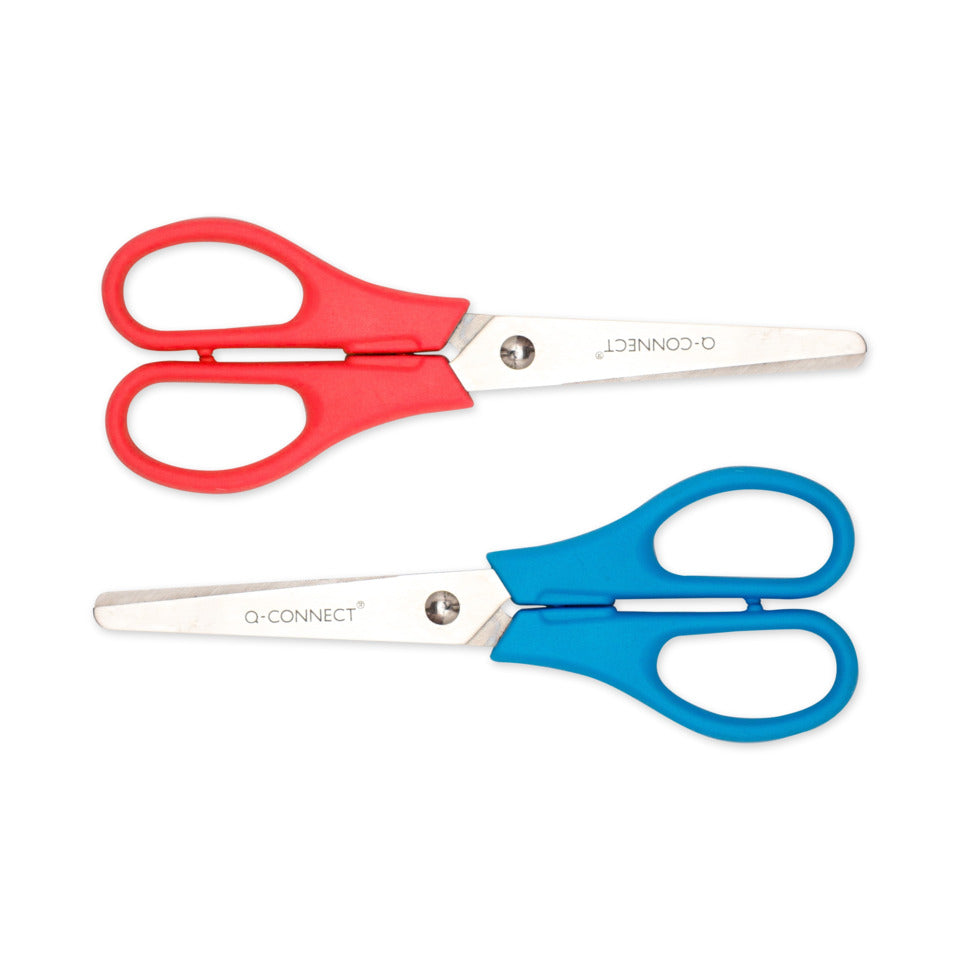 Bastelschere, 13cm, rund, sortiert Q-CONNECT KF01229