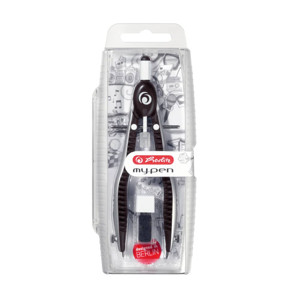 Schnellverstellzirkel schwarz/grau   My Pen HERLITZ 400195841 HERLITZ 400195841 11122322 my.pen