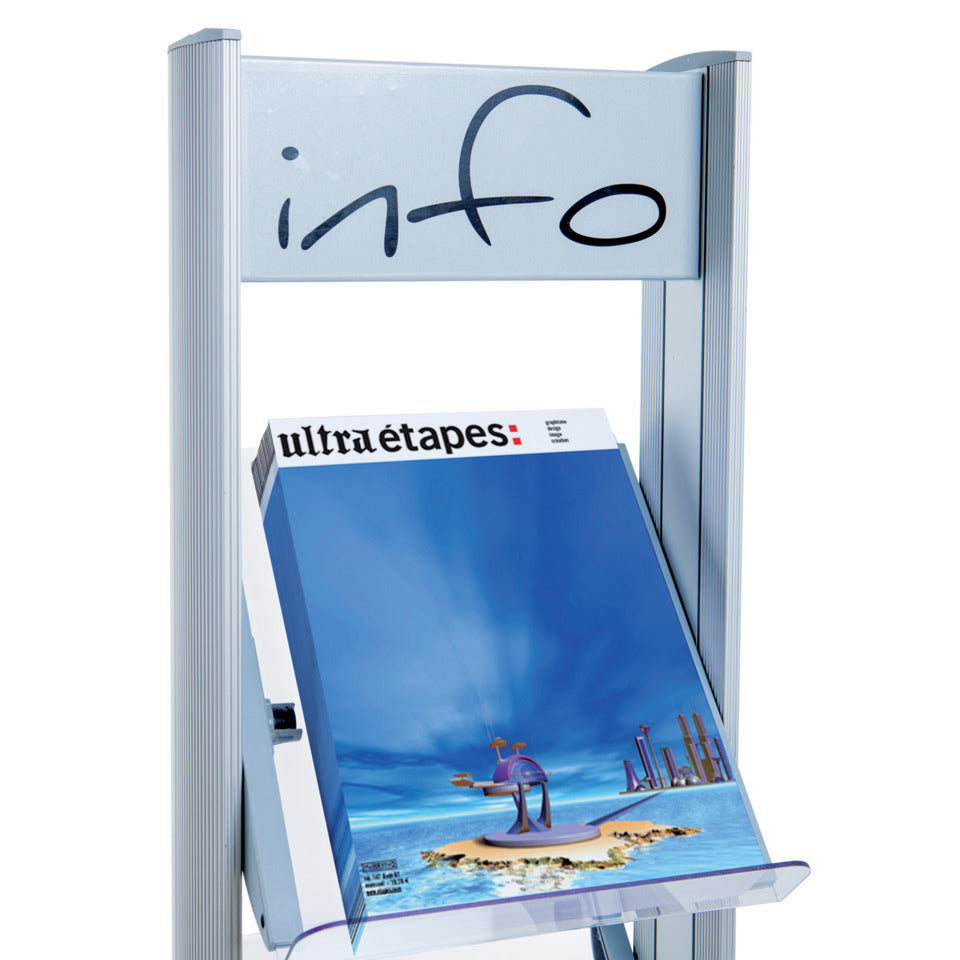 Prospektständer besteht aus 2 Kartons PAPERFLOW 4.24x32TM.35
