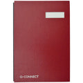 Unterschriftsmappe, 20 Fächer, rot Q-CONNECT KF31011 Q-CONNECT KF31011 4405101
