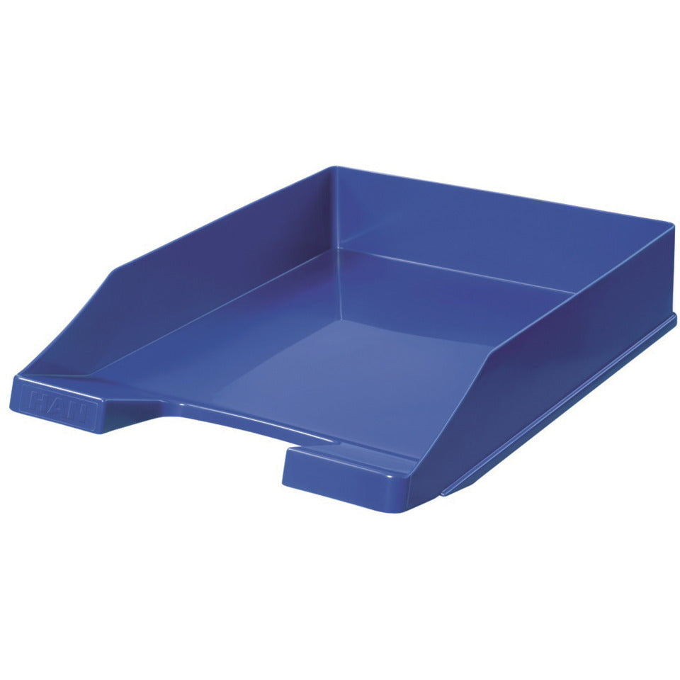 Briefablage KLASSIK, DIN A4/C4, stapelbar, stabil, modern, blau HAN 1027-X-14D
