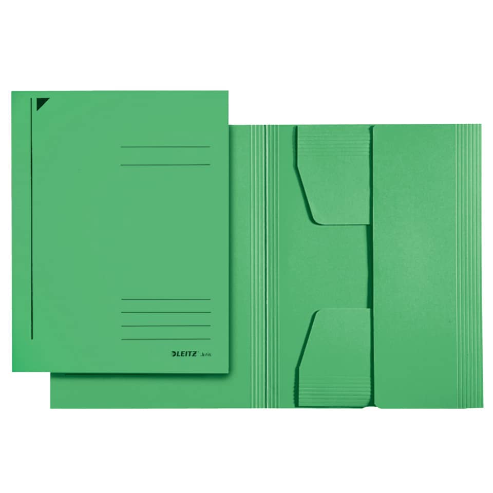 Jurismappe, A4, 430g/m², Karton, grün LEITZ 3924-00-55 LEITZ 39240055 Karton 320g