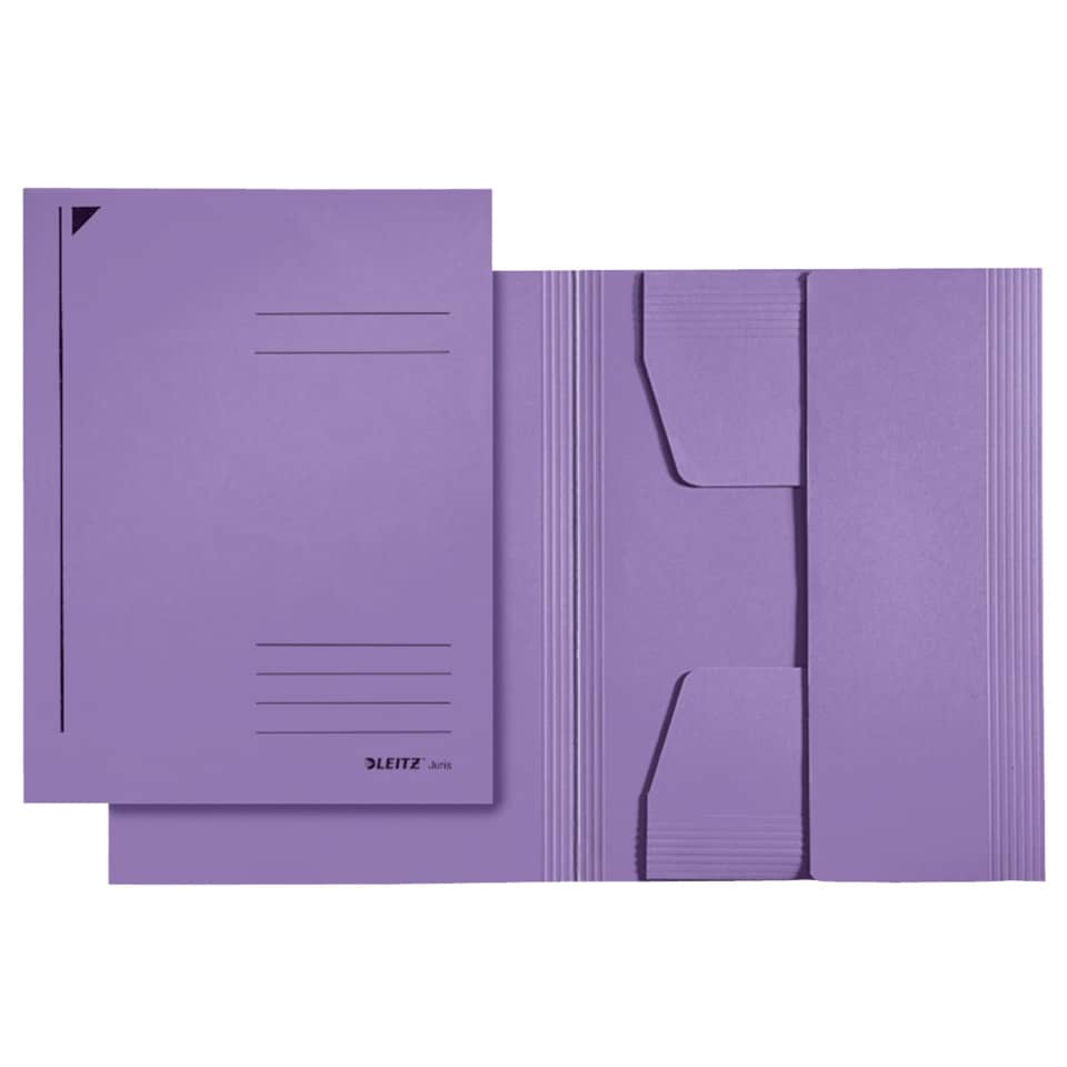 Jurismappe, A4, 430g/m², Karton, violett LEITZ 3924-00-65 LEITZ 39240065 Karton 320g