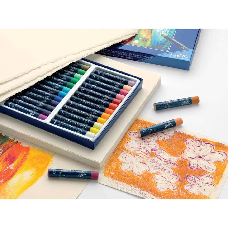 Ölpastellkreide Goldfaber, Studio, 24 Stück, sortiert FABER CASTELL 127024 FABER CASTELL 127024 Studio