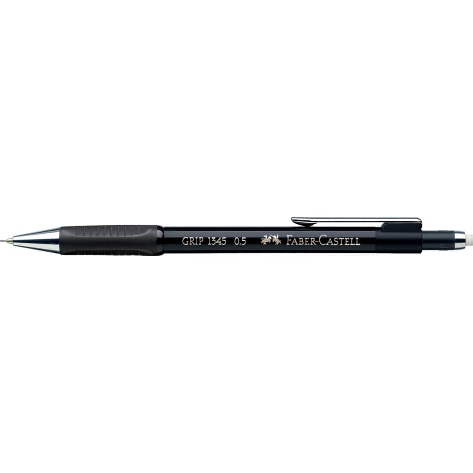Druckbleistift Grip 1345, 0,5mm, schwarz FABER CASTELL 134599
