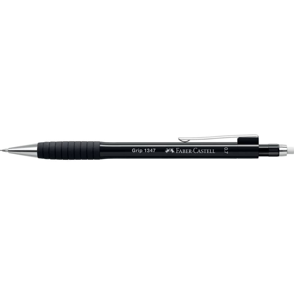 Druckbleistift Grip 1347, 0,7mm, schwarz FABER CASTELL 134799