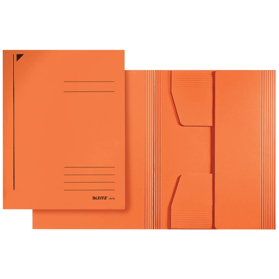 Jurismappe, A4, 430g/m², Karton, orange LEITZ 3924-00-45 LEITZ 39240045 Karton