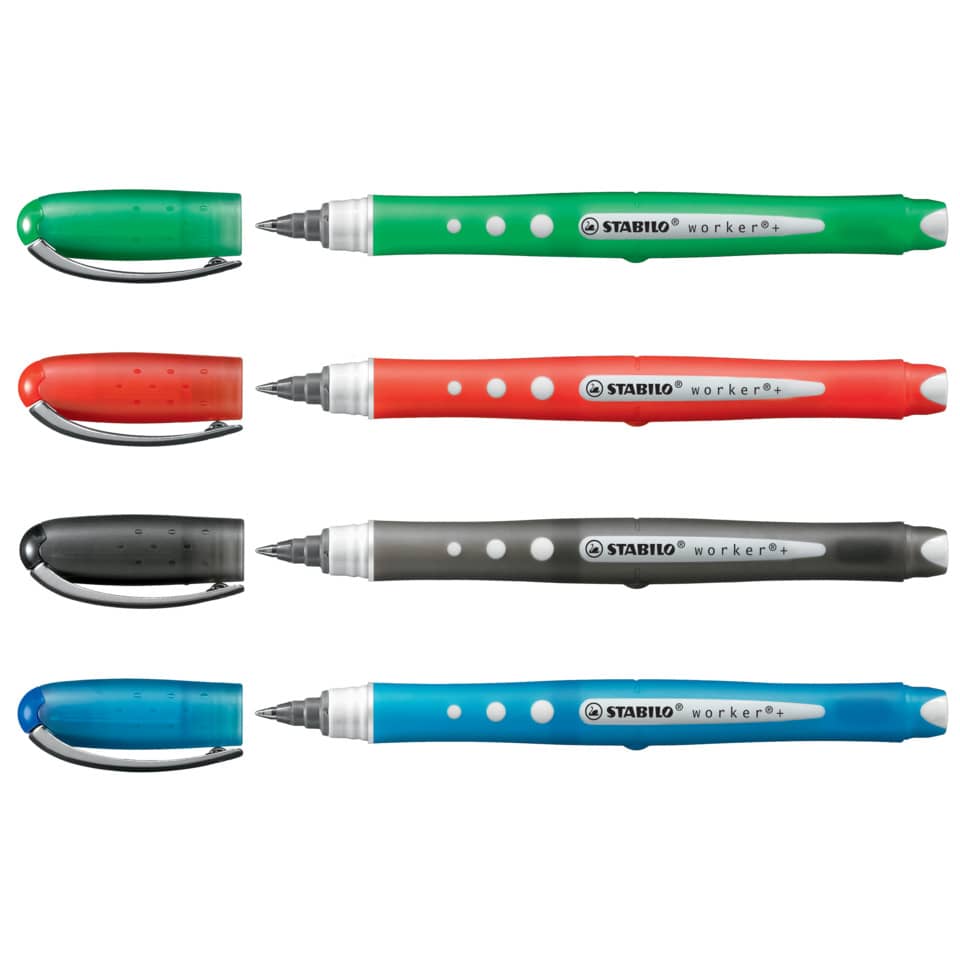 Tintenroller worker®+ colorful, 0,5 mm, schwarz STABILO 2019/46 STABILO 2019/46 0,5mm