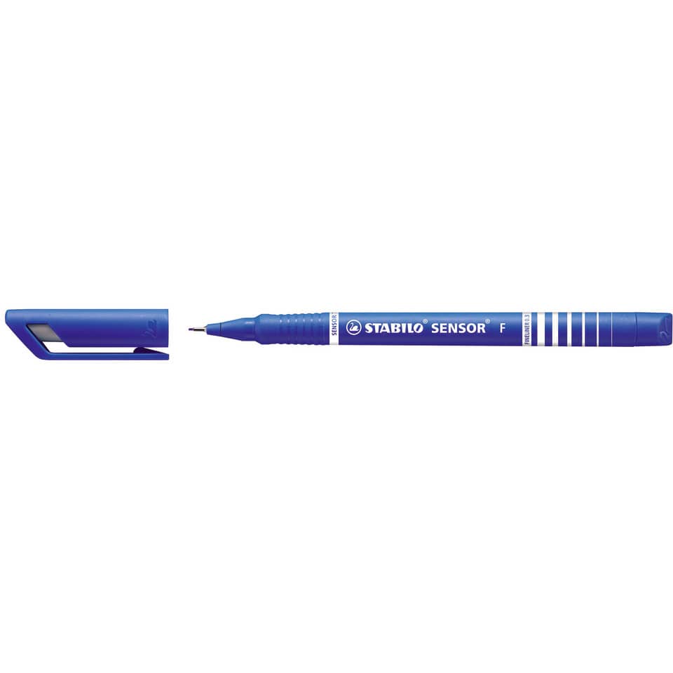 Fineliner SENSOR® fine, 0,3 mm, blau STABILO 189/41