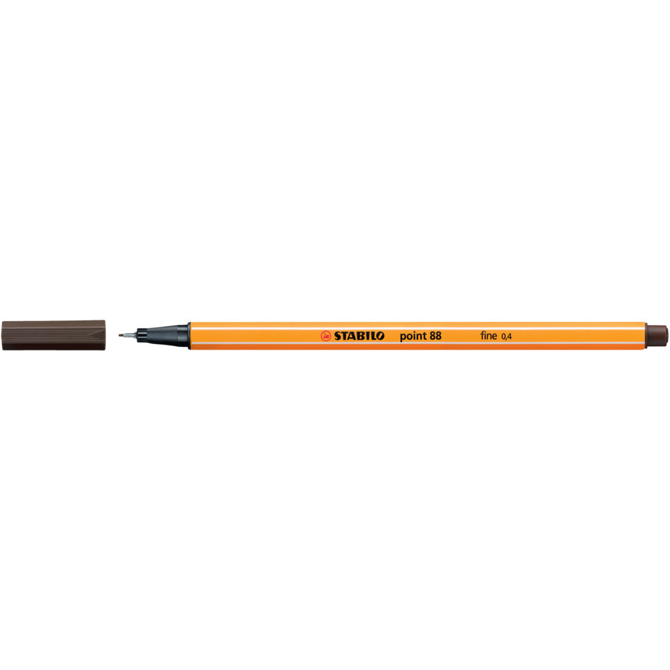 Fineliner point 88®, 0,4 mm, umbra STABILO 88/65