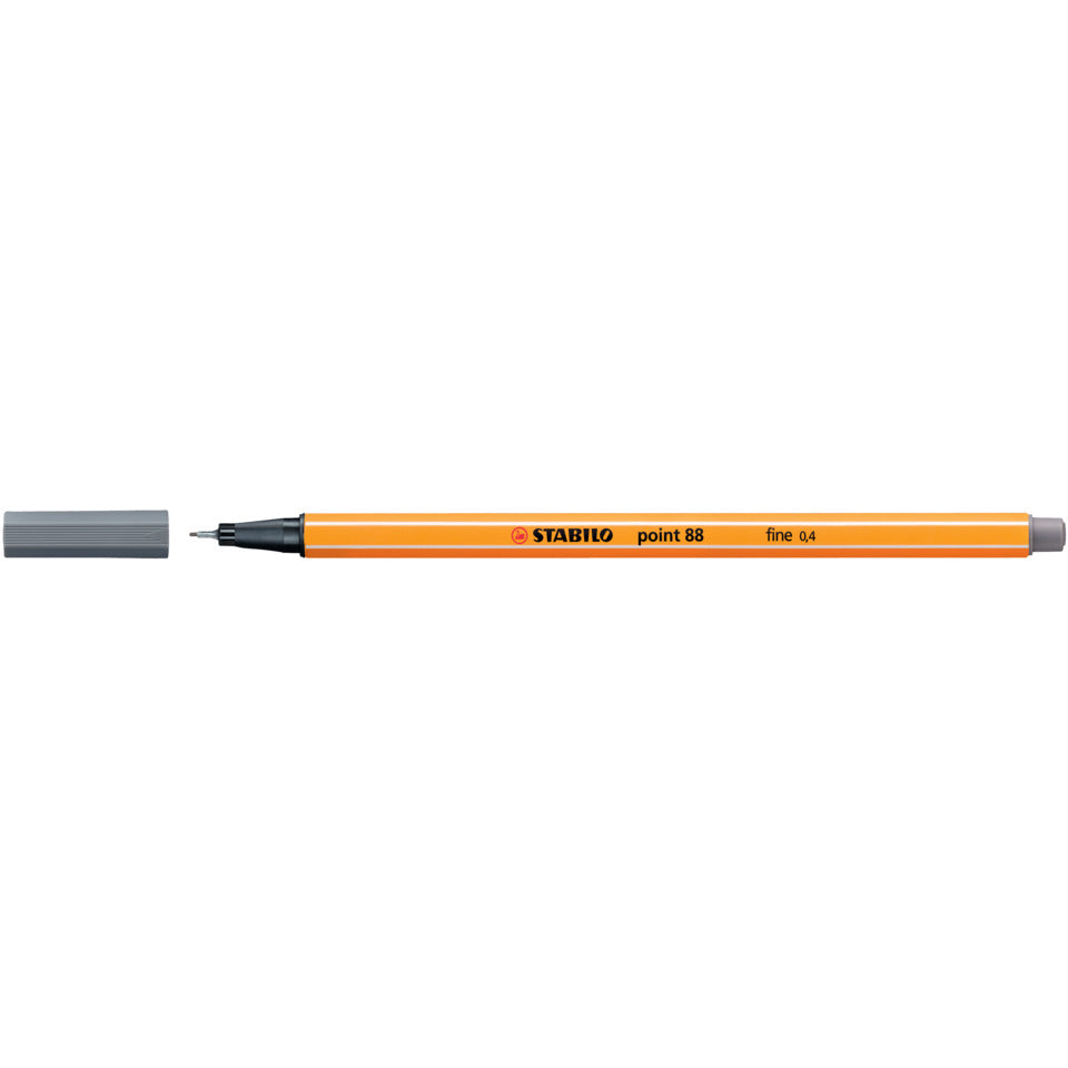 Fineliner point 88®, 0,4 mm, paynesgrau STABILO 88/98