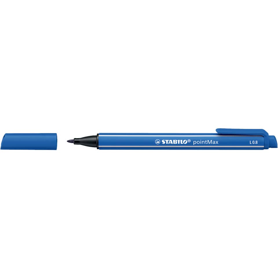 Faserschreiber pointMax 0,8mm ultramarinblau STABILO 488/32