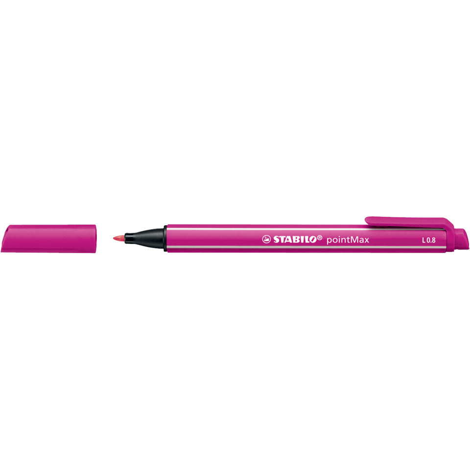 Faserschreiber pointMax 0,8mm rosa STABILO 488/56