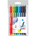 Faserschreiber pointMax, Etui mit 8 Farben STABILO 488/8-01