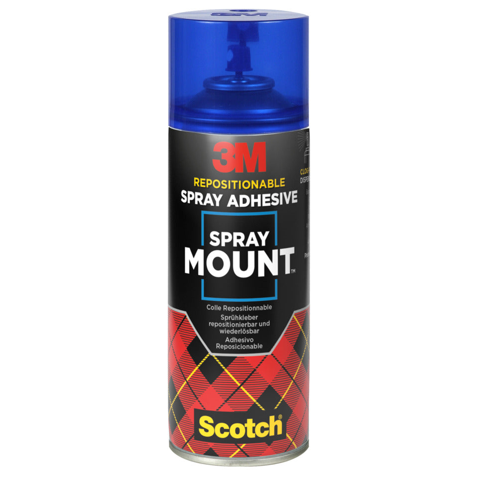 Sprühkleber Spray Mount™, wiederablösbar, transparenter Auftrag, 400 ml 3M 051847 3M 12066922/051847