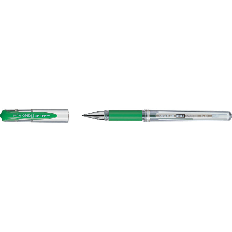 Gelschreiber uni-ball® SIGNO UM153 0,6mm, grün UNI-BALL 146863 FABER CASTELL 146863 UM153 Bro