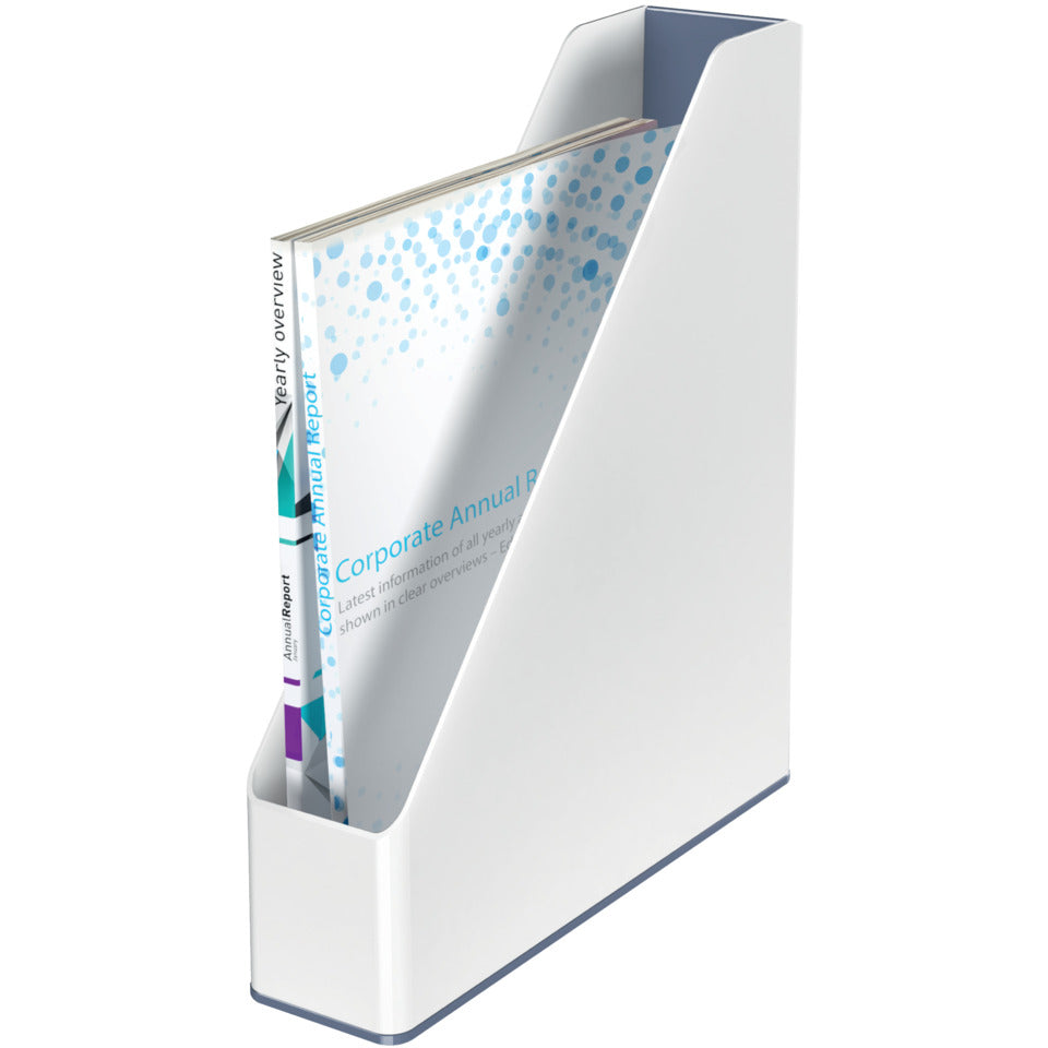 Stehsammler WOW Duo Colour, A4, weiß/grau LEITZ 5362-10-01 LEITZ 5362-10-01 Duo Colour
