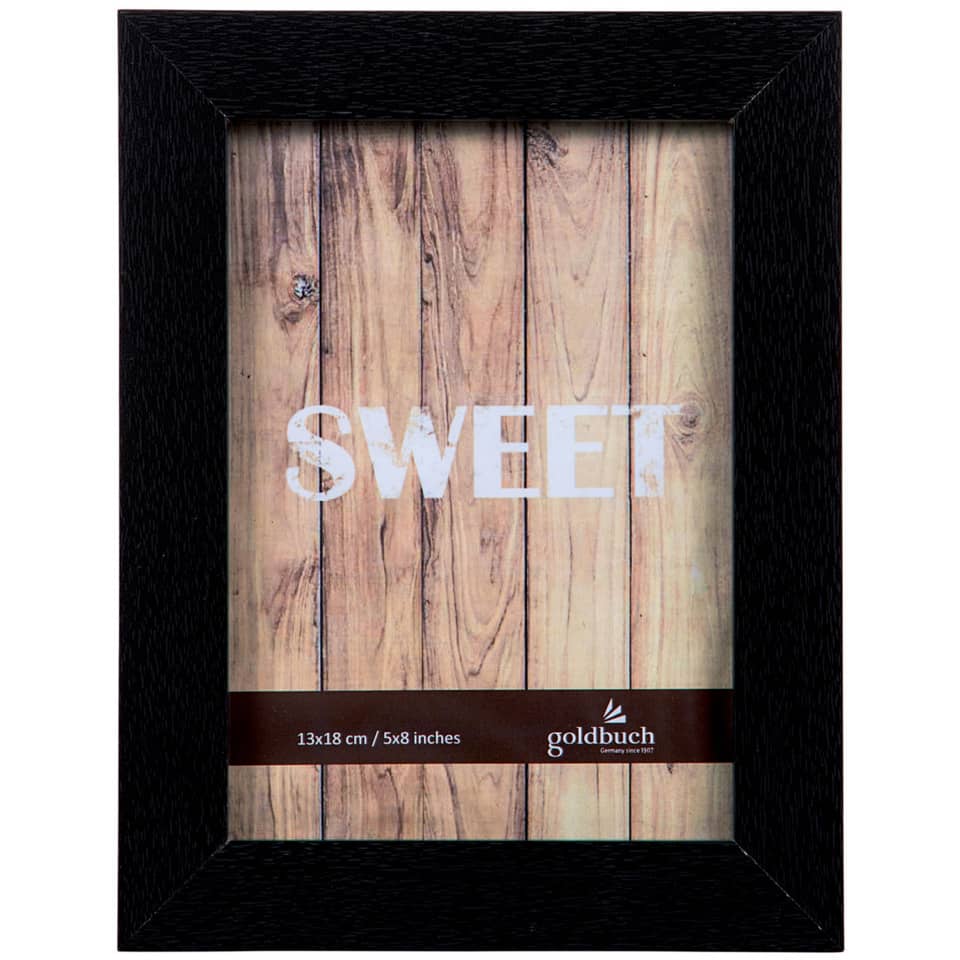 Bilderrahmen Dream - 13 x 18 cm, Kunststoff, schwarz GOLDBUCH 920533 GOLDBUCH  920533 f.13x18cm