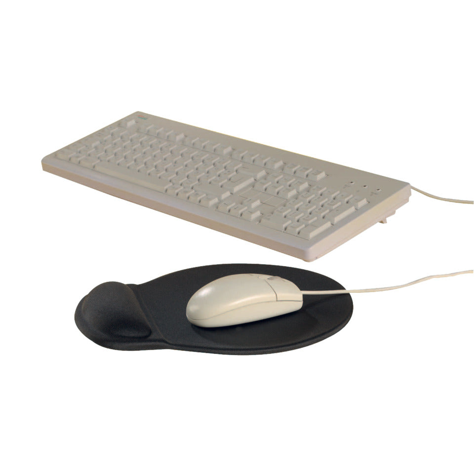 Handgelenkauflage MOUSE PAD ERGOTOP® mit Gel, textile Oberfläche, anthrazit DURABLE 5748 58