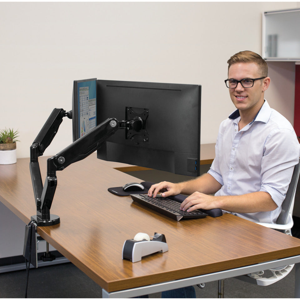 Doppel-Monitorarm Platinum Series, höhenverstellbar, schwarz FELLOWES 8042501