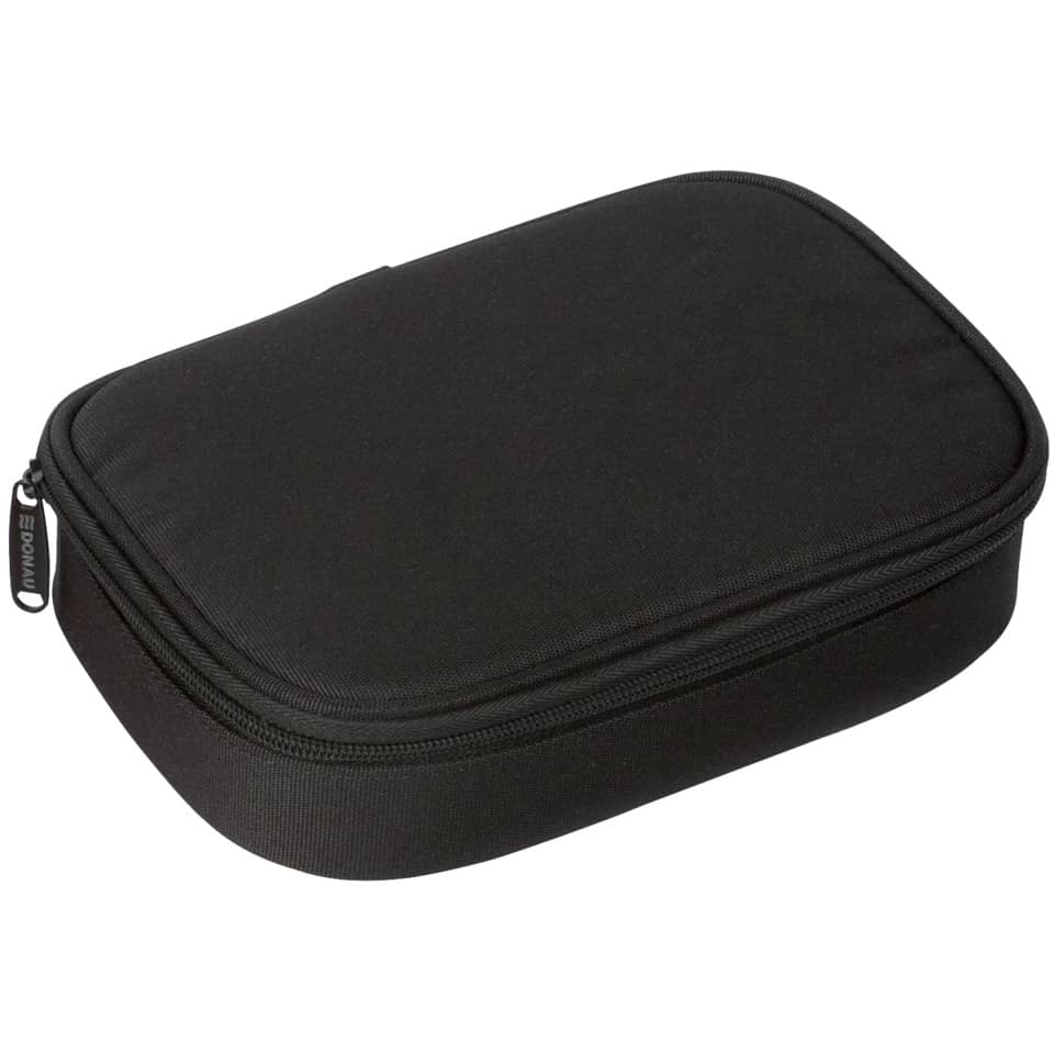 Schüleretui Uni groß, oval, 1-Stock, 230x170x60mm, schwarz DONAU 6778002-01 DONAU 6778002-01 oval  1-Stock