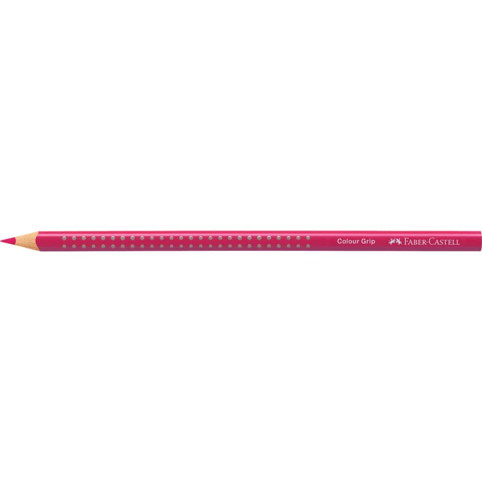 Farbstift Colour Grip, 3mm, Himbeerrot FABER CASTELL 112422
