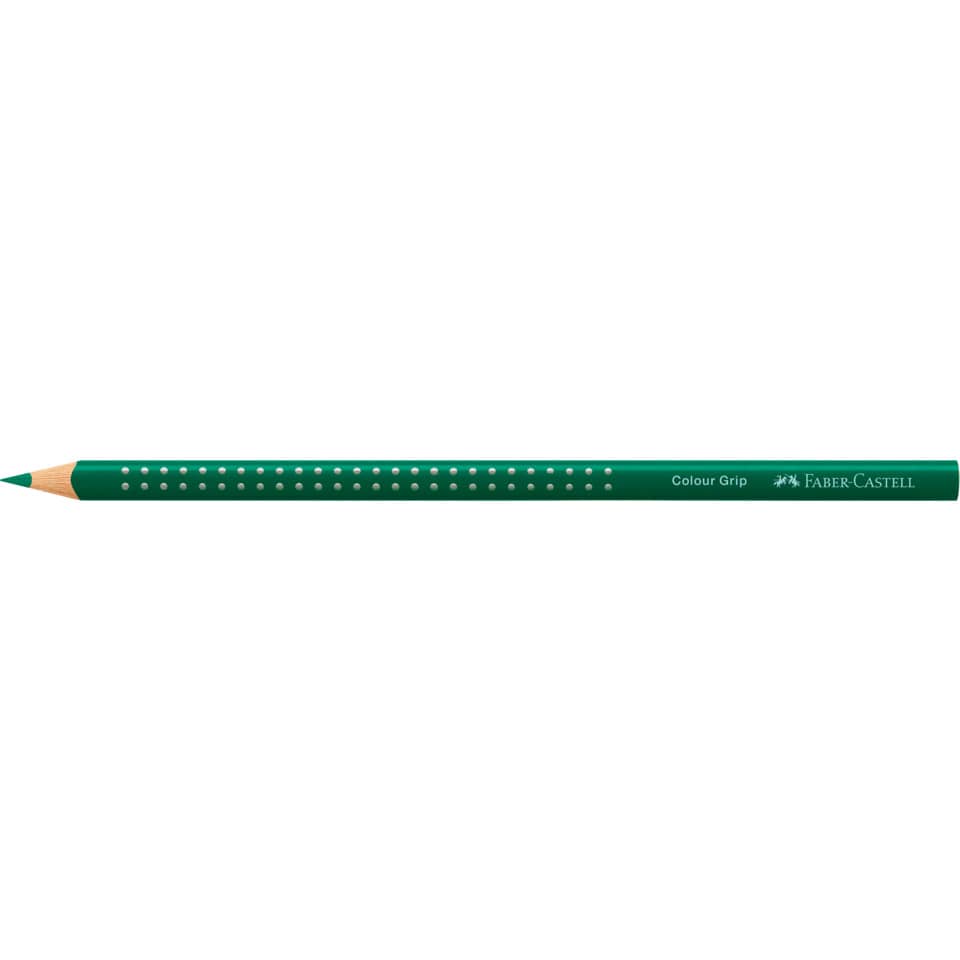 Farbstift Colour Grip, 3mm, Smaragdgrün FABER CASTELL 112441