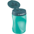 Dosenspitzer EASYsharpener, 3-fach, Linkshänder, petrol STABILO 4501 STABILO 4501 links