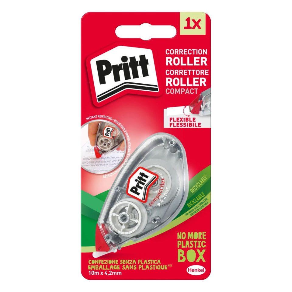 Korrekturroller Einweg, 4,2mmx10m, transparent PRITT 9H PCK4B HENKEL 9H PCK4B 4,2mm x10m