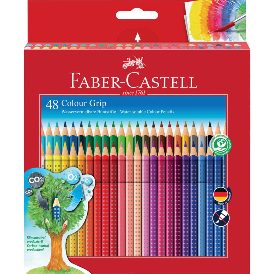 Farbstiftetui Colour Grip, 48er Kartonetui FABER CASTELL 112449 FABER CASTELL 112449 Ka-Et