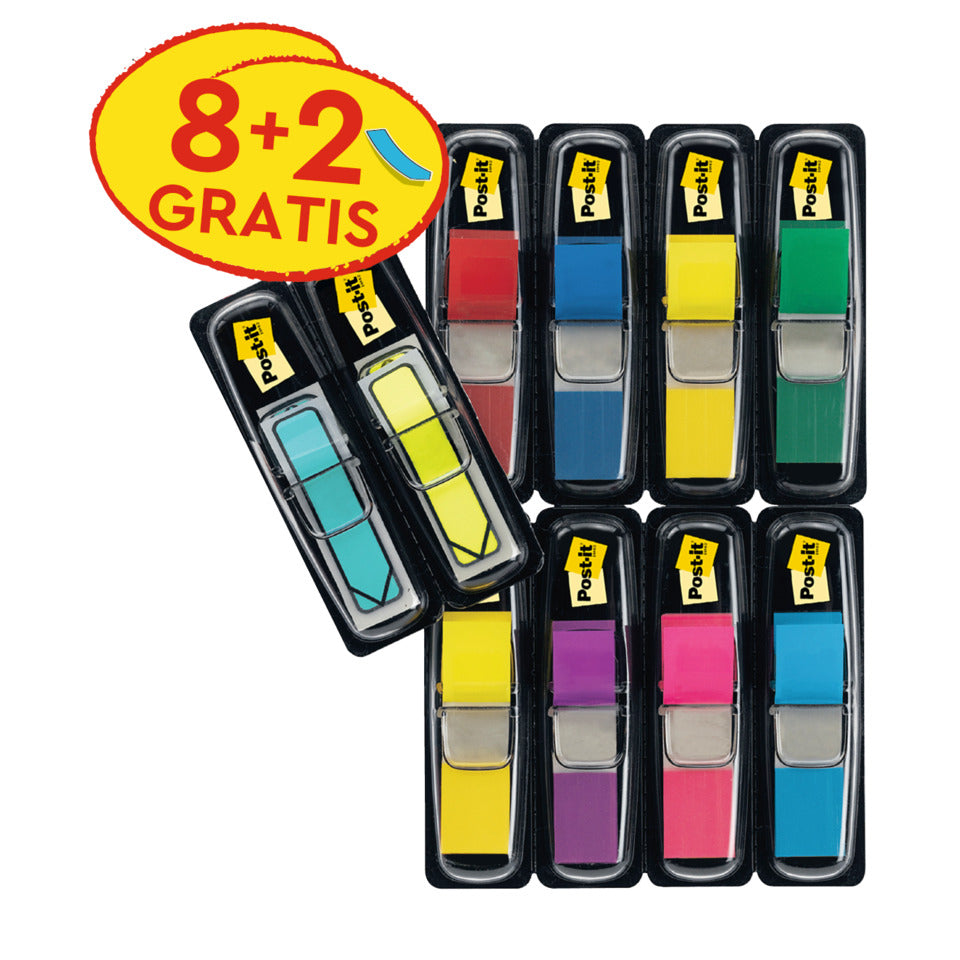 Haftstreifen Index Mini Promotion, je 8 x Post-it® Index Mini + 2 x Post-it® Index Pfeile gratis POST-IT 683-VAD1 POST-IT® 683-VAD1
