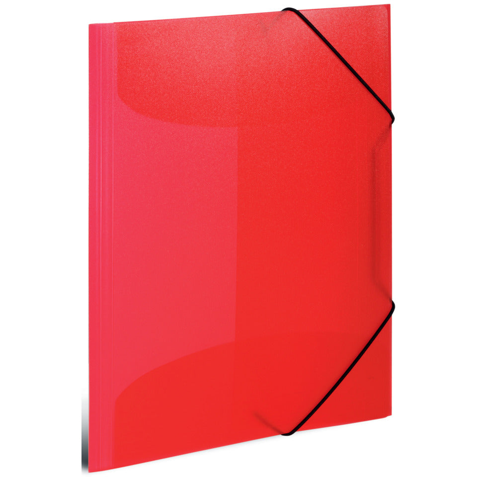 Sammelmappe, A4, PP, transluzent/rot HERMA 19504 HERMA 19504 rot