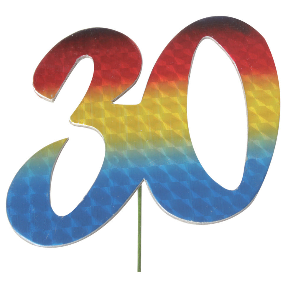 Jubiläumszahl 30, bunt  2514030